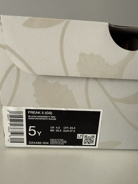 Nike Zoom Freak 37,5 wkładka 24cm nowe butu kosz kszykówka