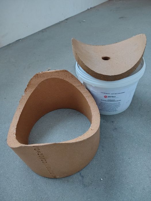 Zestaw naprawczy komina ceramicznego trójnika ZESTAW dla komina FI200