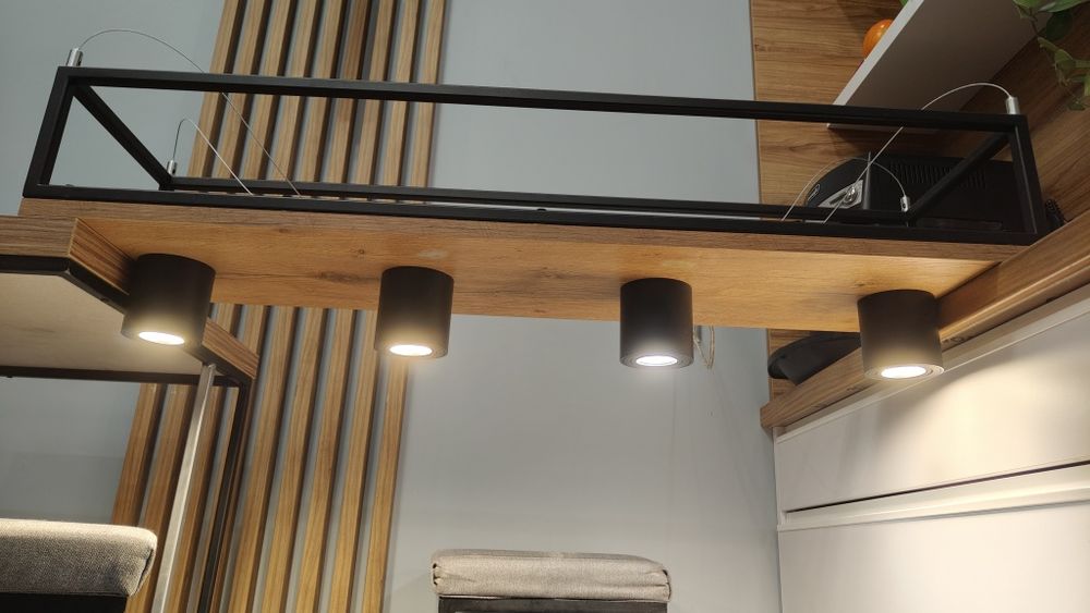 Lampa, kwietnik wiszący loft industrial