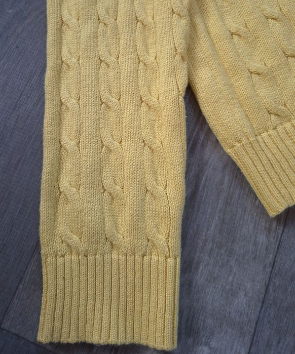 Жовтий чоловічий светер Ralph Lauren коси розмір 2xl