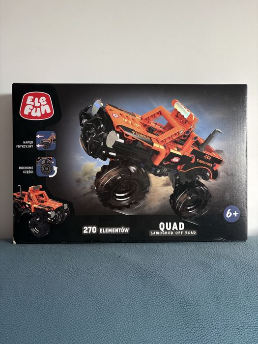 Klocki Elefun Technic Quad Samochód Off-Road 270 el. Nowe