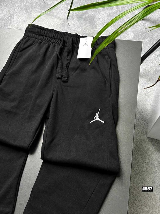 Штани Спортивні Найк Джордан / Cotton 100% / Черные Штаны Nike Jordan