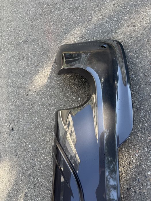 Спойлер (накладка) заднього бамперу BMW X3 G01 51128094860 (під круглі вихлопні) гарний стан