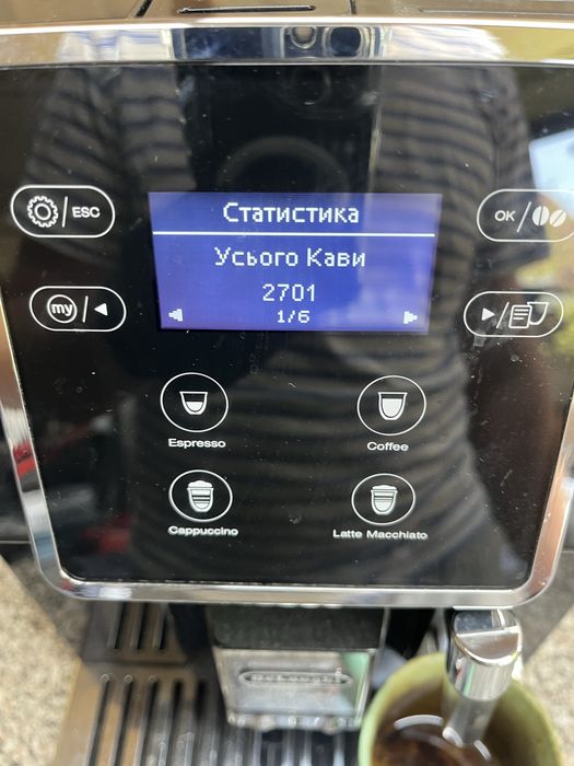Кавоварка Delonghi Perfecta EVO 2021 року гарантія, та післягарантійна підтримка