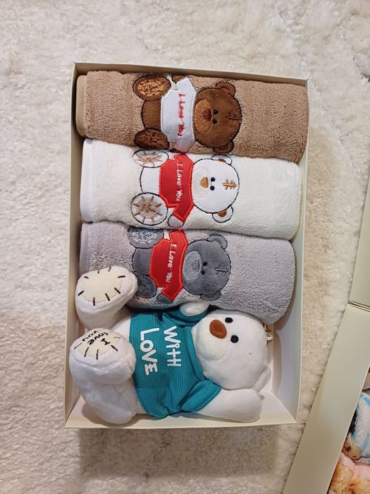 Zestaw ręczników dziecięcych MIŚ TEDDY w pudelku