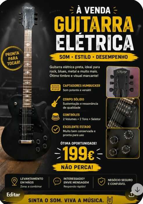Guitarra electrica stagg