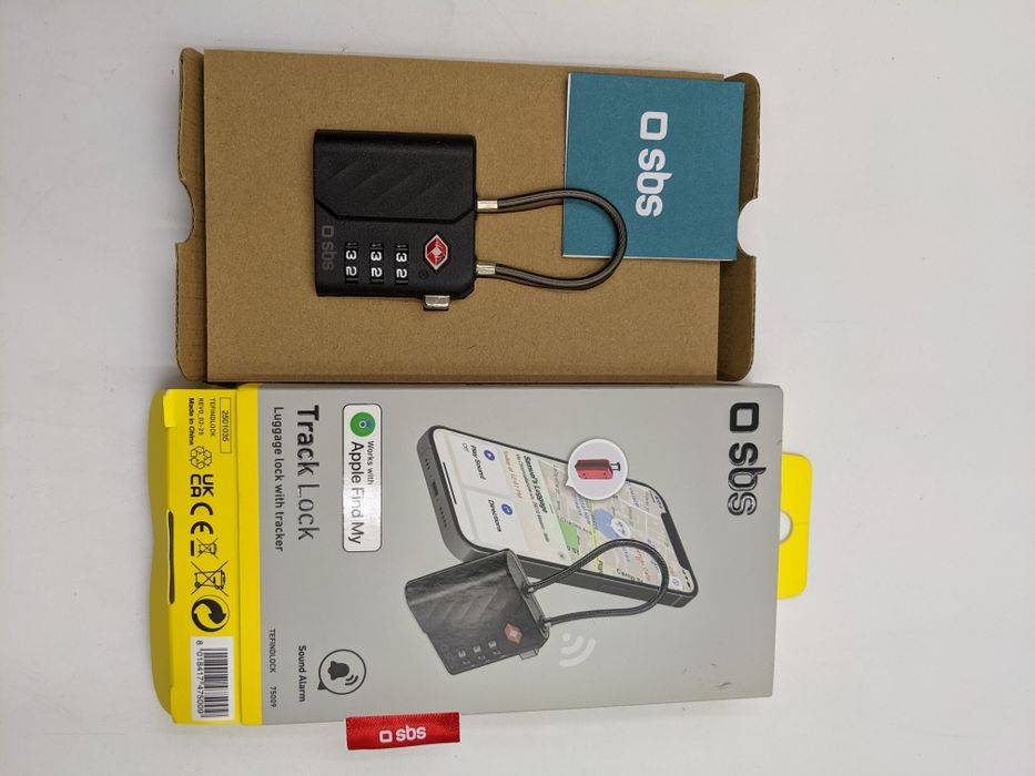 SBS Track My Lock TSA zamek z wbudowanym lokalizatorem