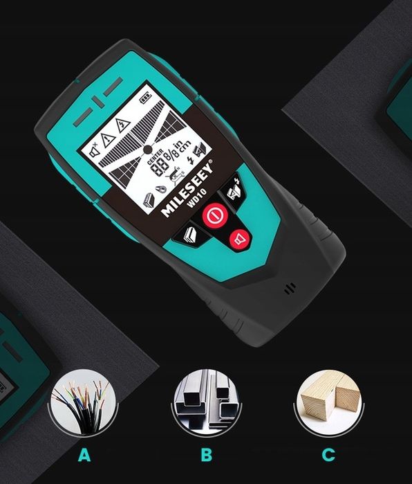 Detektor Przewodów Wykrywacz Kabli Metalu Mileseey Wd10