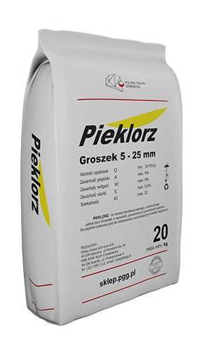Pieklorz węgiel groszek 5-25 mm groszek błękitny oryginalnie pakowany 20 kg