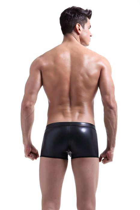 Męskie bokserki dla mastera z ringiem BDSM - XL