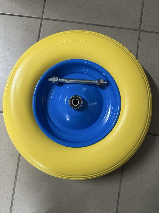 Koło do taczki pełne 4.80/4.00-8 + oś