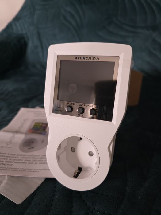 Watomierz licznik prądu ATORCH S1BWP WiFi AC230V 16A Zużycia Energii