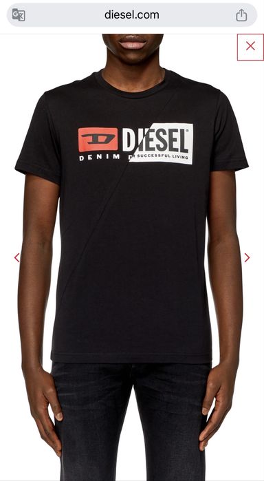 Koszulka DIESEL t-diego-cuty r.M