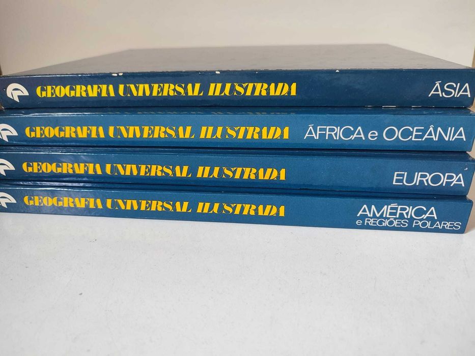 4 livros (Geografia Universal Ilustrada) (4 VOLUMES)