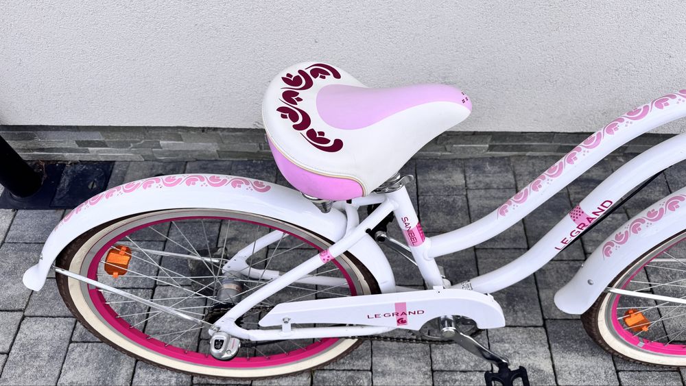 Super stan Rower Legrand koła 24” dla dziewczynki ok 6-9 lat