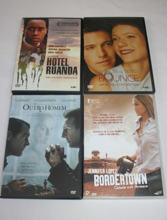 Lote de 4 Filmes  Dvd's