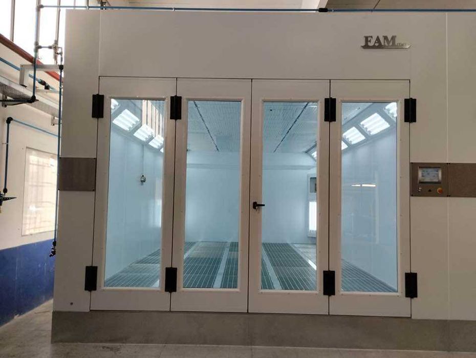 Kabina komora lakiernicza FAM ITALY Włoska precyzja,  wydajność.