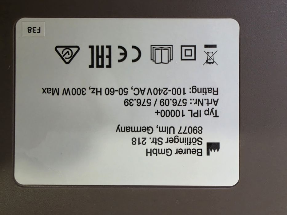 Depiladora a Luz Pulsada Beurer IPL 10000 + SalonPro System Branco