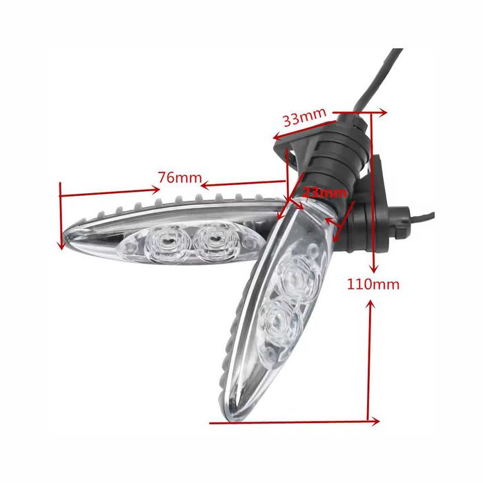 Par de Piscas LED para BMW F650GS F700GS F800GS R1200GS