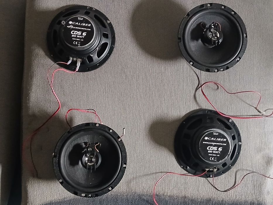 Altifalantes CALIBER de 120 watts sem grelha, 16,5 cm de diâmetroAltif