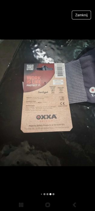 10 par nowych rekawiczek firmy oxxa w rozmiarze M