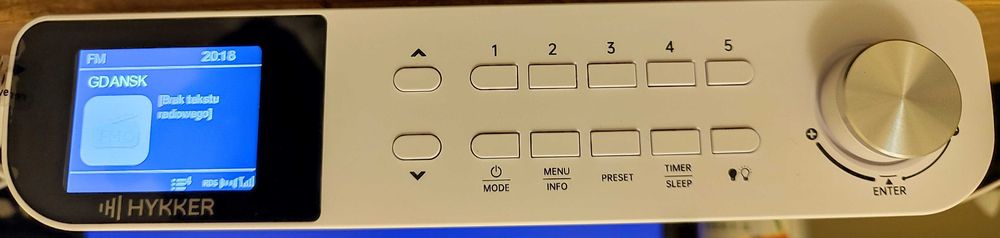 Radio kuchenne podszafkowe Hykker YT81112 Dab+ bluetooth