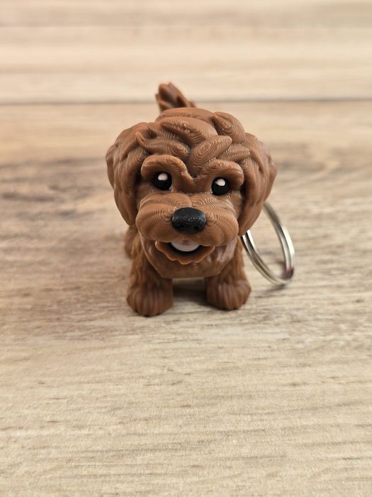 Breloczek Cavapoo 3D - Brelok Druk3d fidget Keychain