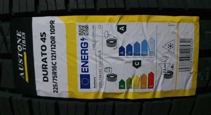 4 x 225/75 R16C Sprzedam nowe opony całoroczne Austone ! Nowe