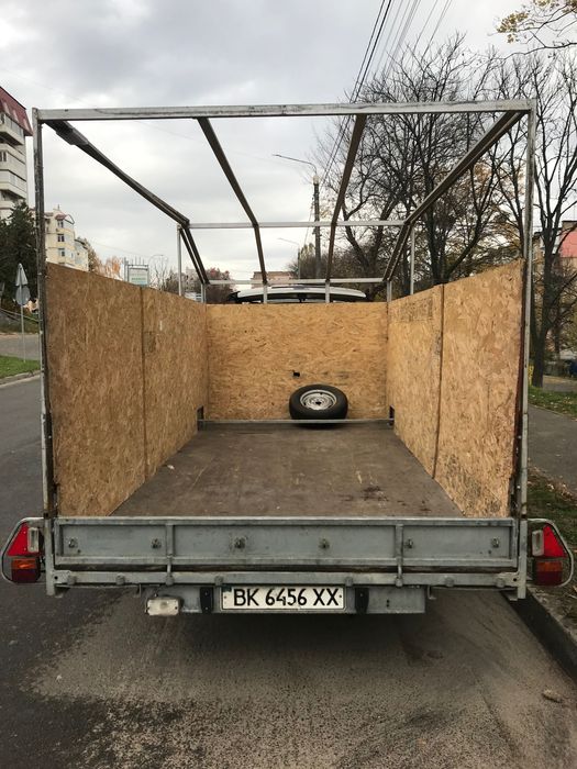 Здам в оренду,причіп,лафет,Пос.вантажоперевезення,автом.тех.буд.матер.