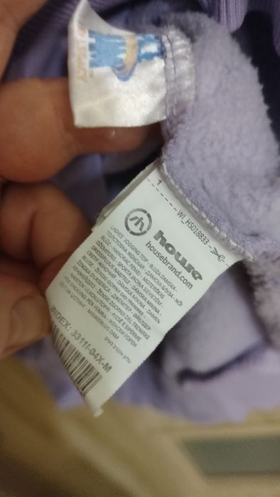 Bluza damska dziewczęca House Brand kaptur liliowa M