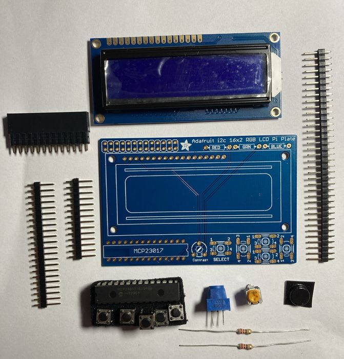 Wyświetlacz Adafruit 16x2 LCD Pi Plate do Raspberry PI