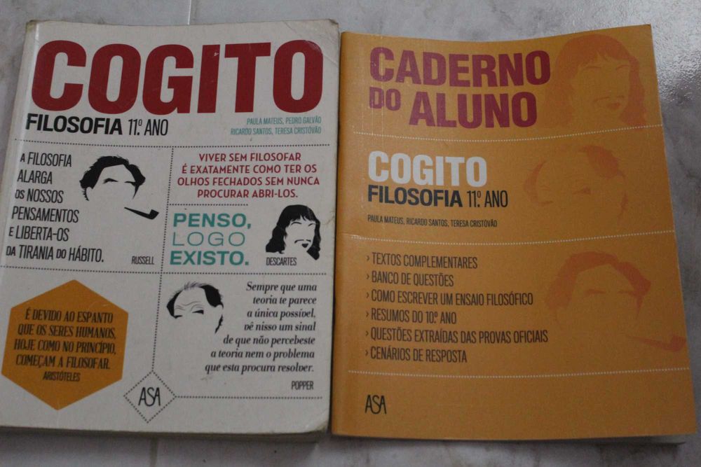 Livros de filosofia 10 e 11 ano