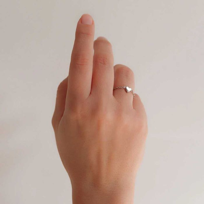Anel de prata "Harper Silver Chain Ring"