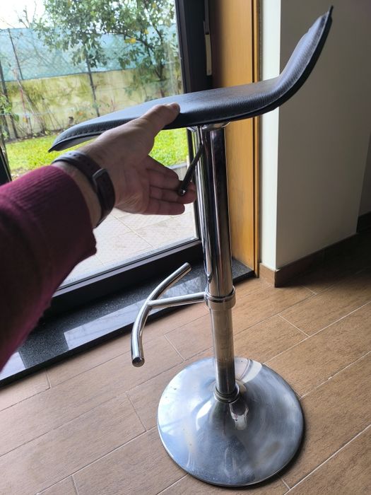 Banco de bar pele sintética