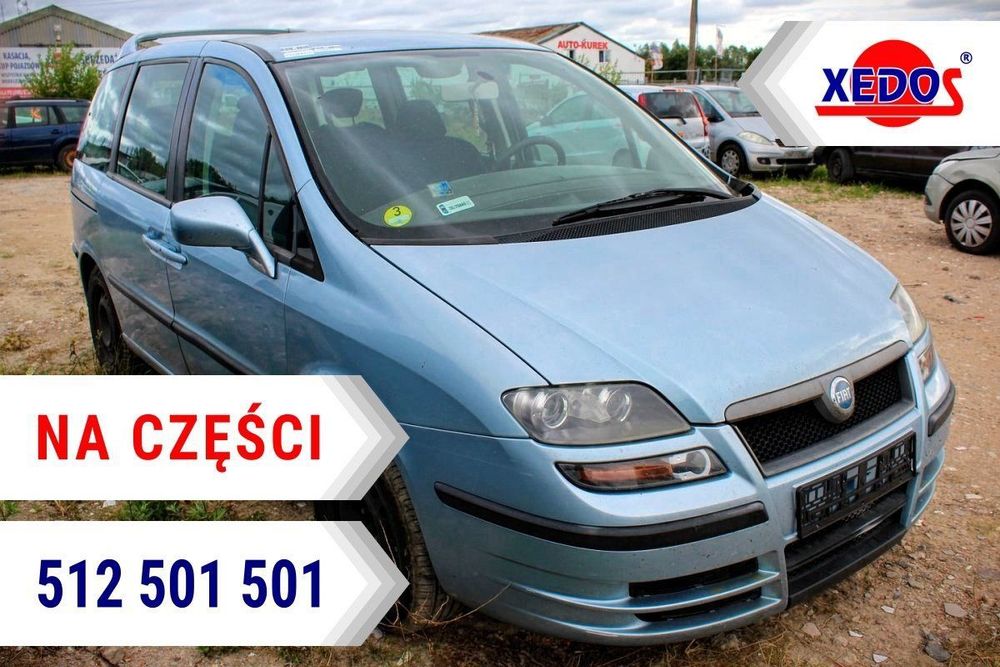 Fiat Ulysse 2005 2.2JTD DW12ATED4 Van (MASKA, ZDERZAK, LAMPA, BŁOTNIK, DRZWI, SZYBA, FOTEL)
