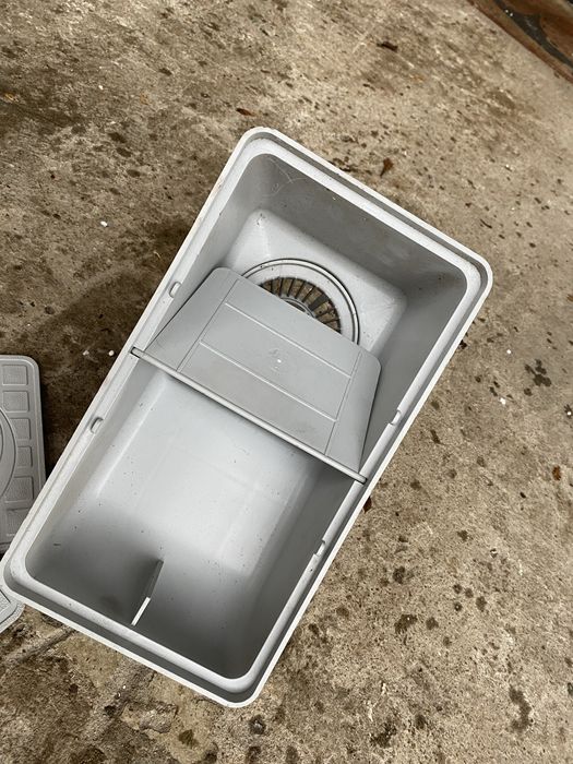 Oczyszczanie rynny Osadnik rynnowy 110 mm szary