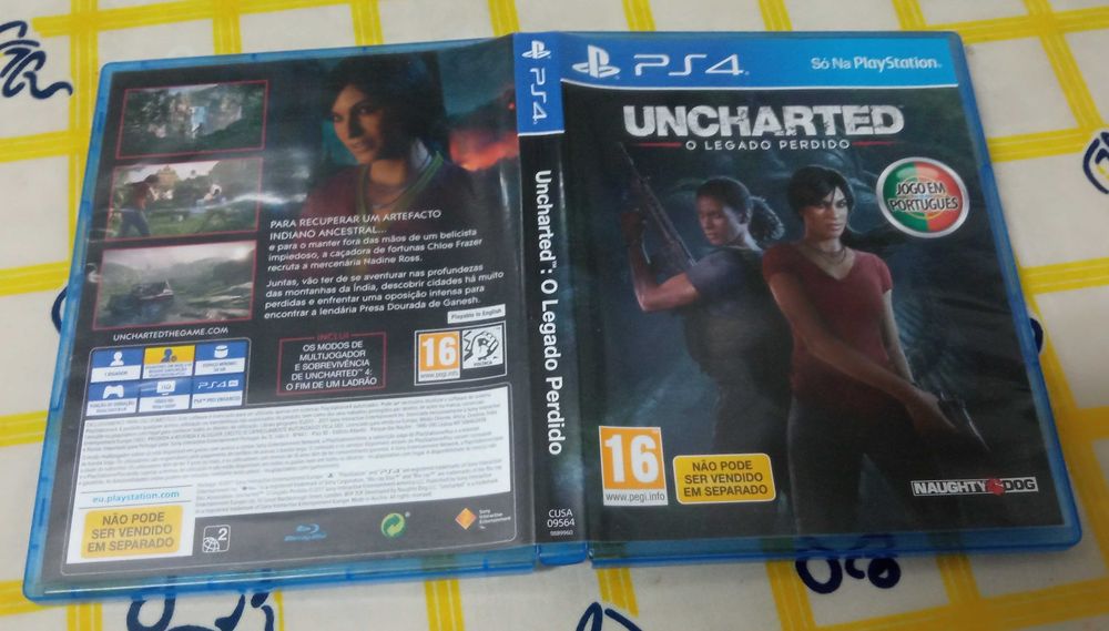 Uncharted "Legado perdido" e GT Sport PS4 (em português)