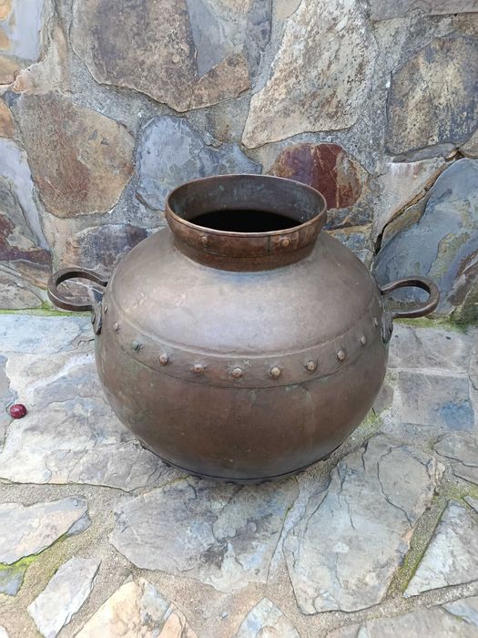 Tacho Alambique Cobre Séc XIX 56 cm 14 kg