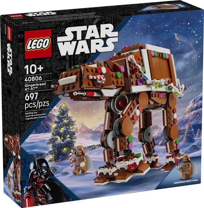 LEGO 40806 Piernikowy AT-AT z figurką VADER NOWY Kraków Bieżanów ...