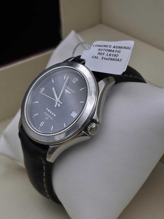 Zegarek Męski LONGINES Admiral Automatic HF | ETA 2892-A2 | stal | box