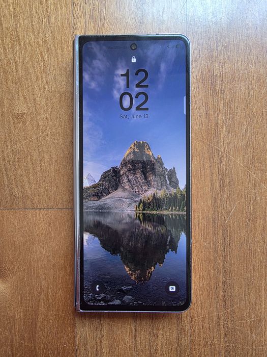 Telemóvel Dobrável Desbloqueado Samsung Galaxy Z Fold5 com 256 GB de ROM e 12 GB de RAM