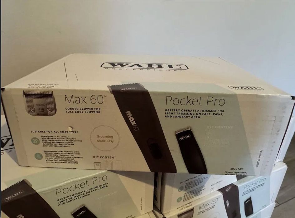 WAHL Max60 + PocketPro zestaw maszynka groomerska i trymer