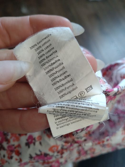 Koszula w kwiaty 100% bawełna