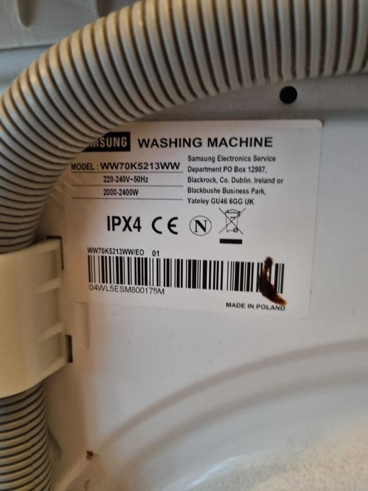 Pralka Samsung eco bubble na czesci, silnik, beben, pompka do wody. 7