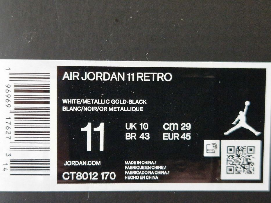Kolekcjonerskie buty Air Jordan 11 Retro Gratitude
