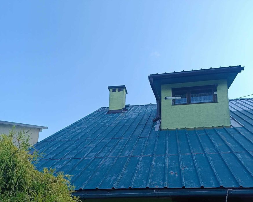 Malowanie dachu, mycie kostki brukowej