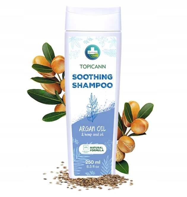Szampon z olejem konopnym i arganowym TopiCann 250 ml Annabis