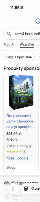 Zamki Burgundii- full zestaw