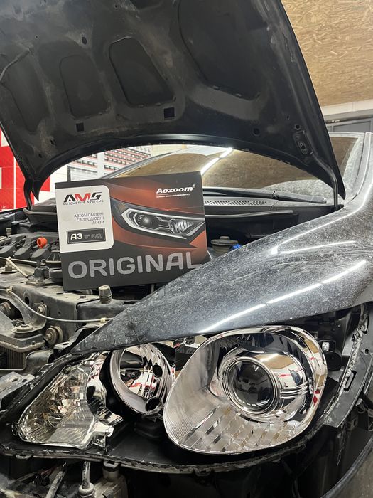 Автосвет установка линз bi-led замена ламп полировка фар тонировка фар