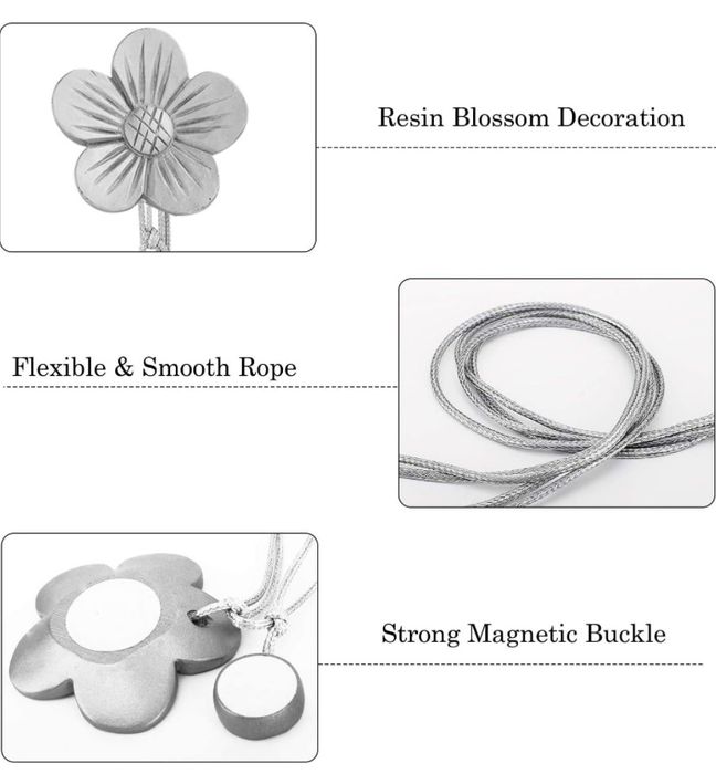 Lewondr Magnetyczny uchwyt do zasłon